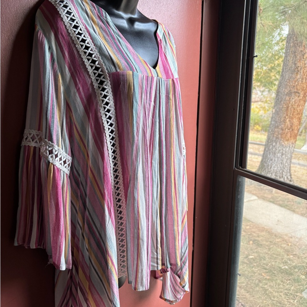 Striped Multicolor Women's Top